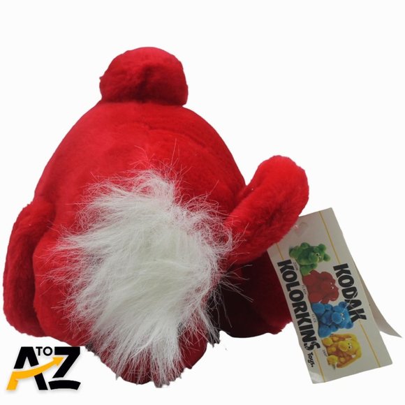 Vintage Kodak KolorKins "Flash" Red Plush Stuffed 8" Sitting Advertising Collect - Picture 8 of 12